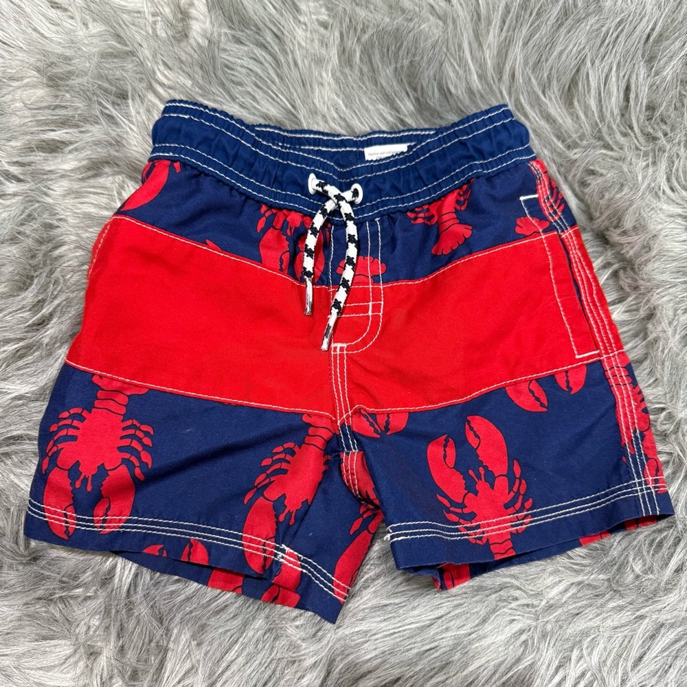 Gymboree Lobster Swim Trunks